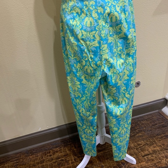 Kasper Turquoise/Green ladies Ankle Pants & Loft light Green Shirt - Picture 3 of 5
